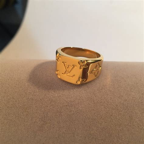 lv gold ring mens|louis vuitton pendant men's.